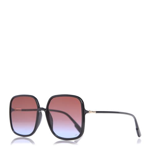 dior so stellaire round|DiorSoStellaire1 Black Square Sunglasses .